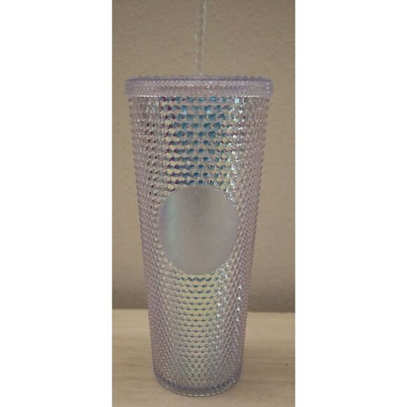 Starbucks "2023" Iridescent Bling Studded Venti Cold Tumbler - 24 oz - Picture 1 of 9